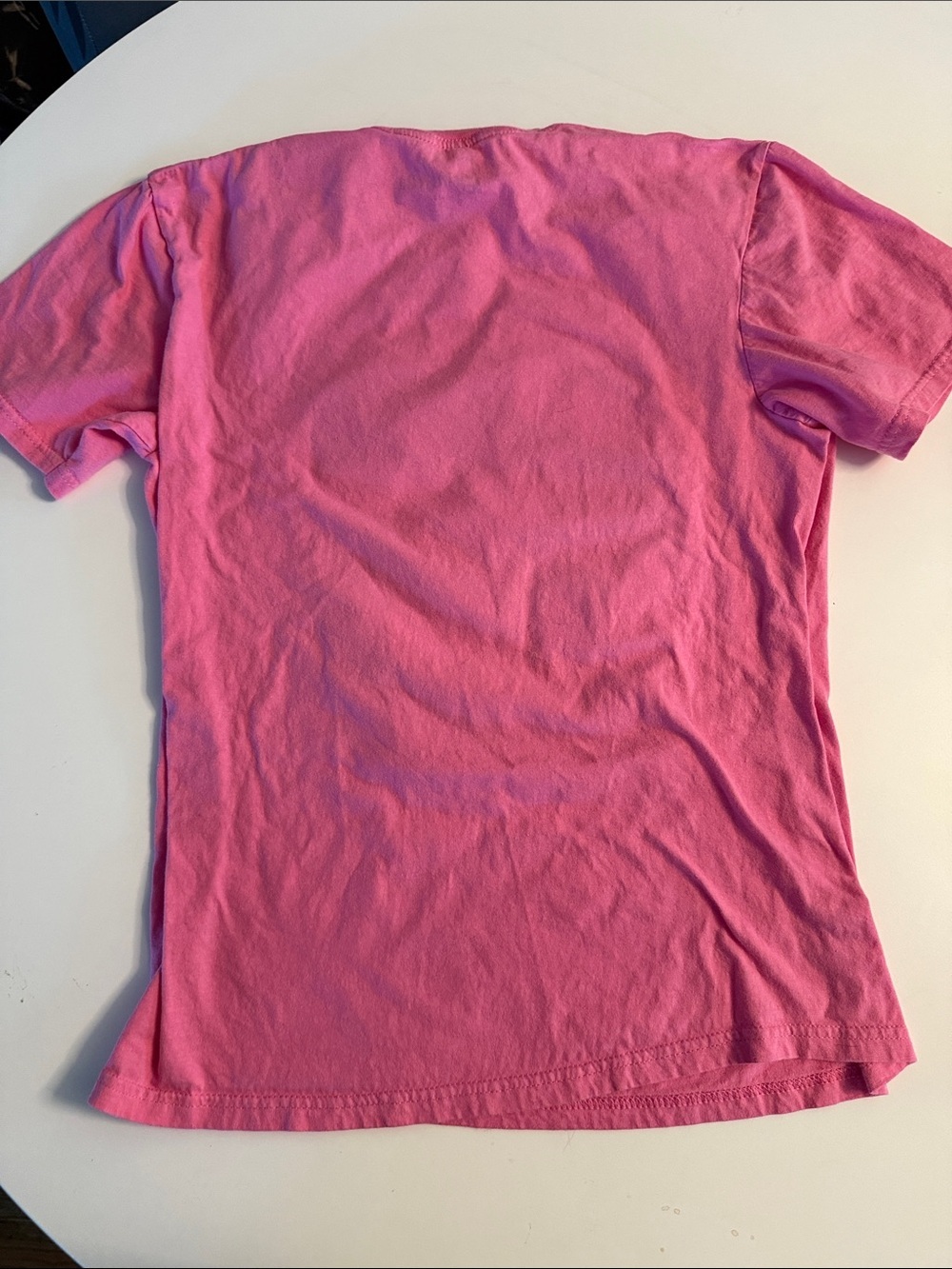 Barbie Official Pink Graphic Tee "All Day Everyday" Flamingo Pool Float Size M - Picture 5 of 5